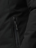 Longline Wadded Jacket - Black