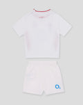 Baby’s England Rugby 25/26 Home Short Sleeve Kit – Brilliant White