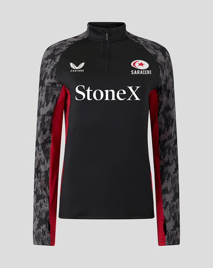 WOMEN'S 25/26 TRAINING QUARTER ZIP - CAVIAR