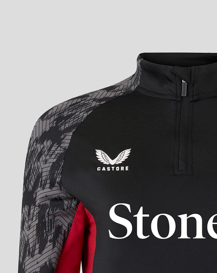 WOMEN'S 25/26 TRAINING QUARTER ZIP - CAVIAR
