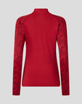 WOMEN'S 25/26 TRAINING QUARTER ZIP - RHYMTHIC RED
