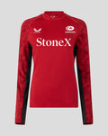 WOMEN'S 25/26 TRAINING DRILL TOP - RHYMTHIC RED