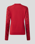 WOMEN'S 25/26 TRAINING DRILL TOP - RHYMTHIC RED