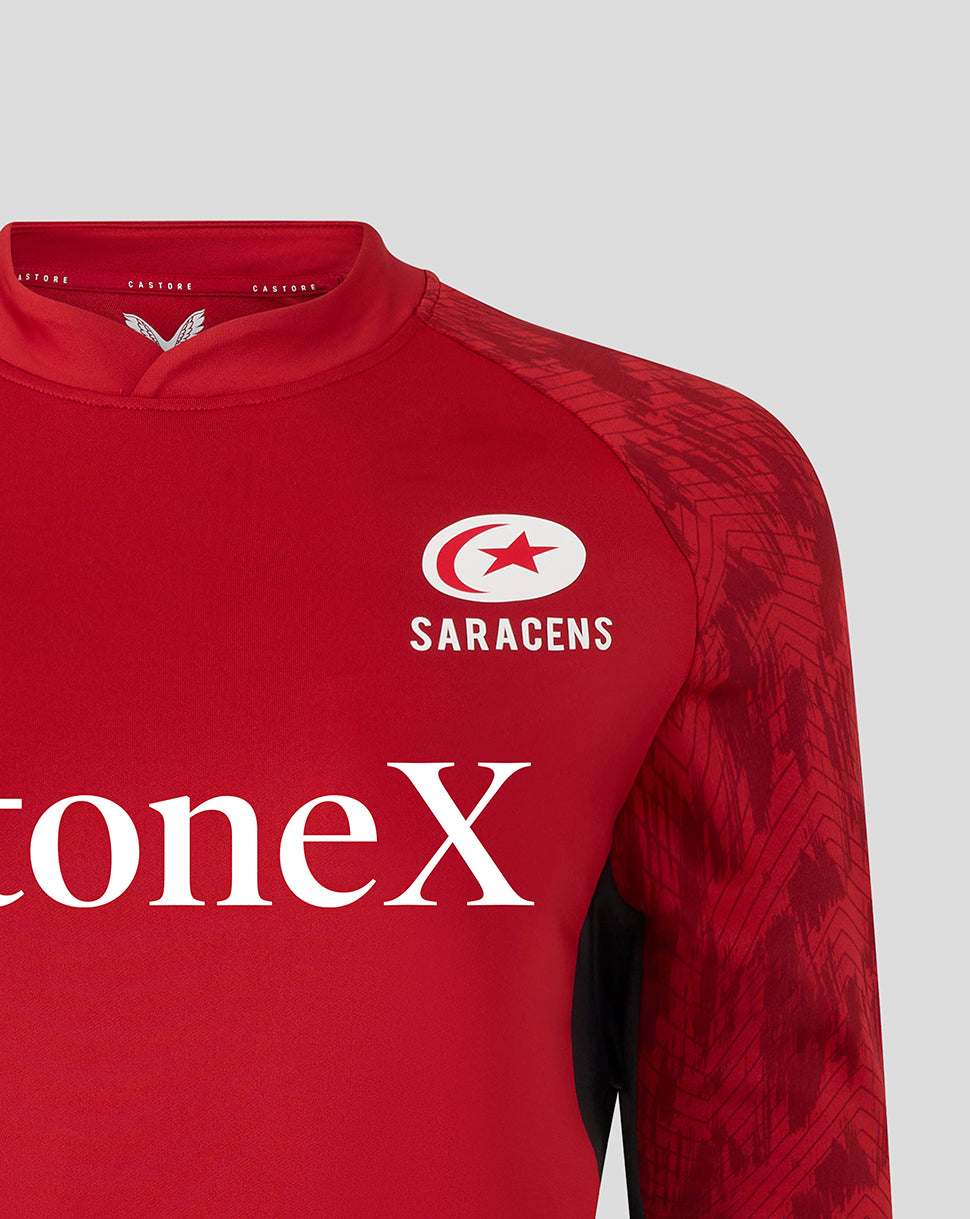 WOMEN'S 25/26 TRAINING DRILL TOP - RHYMTHIC RED