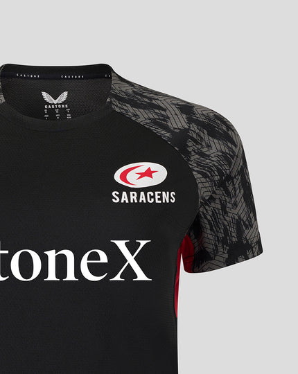 WOMEN'S 25/26 TRAINING SHORT SLEEVE TEE - CAVIAR