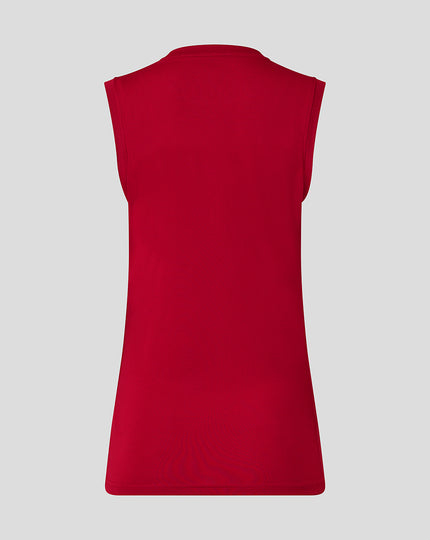 WOMEN'S 25/26 TRAINING VEST - RHYMTHIC RED