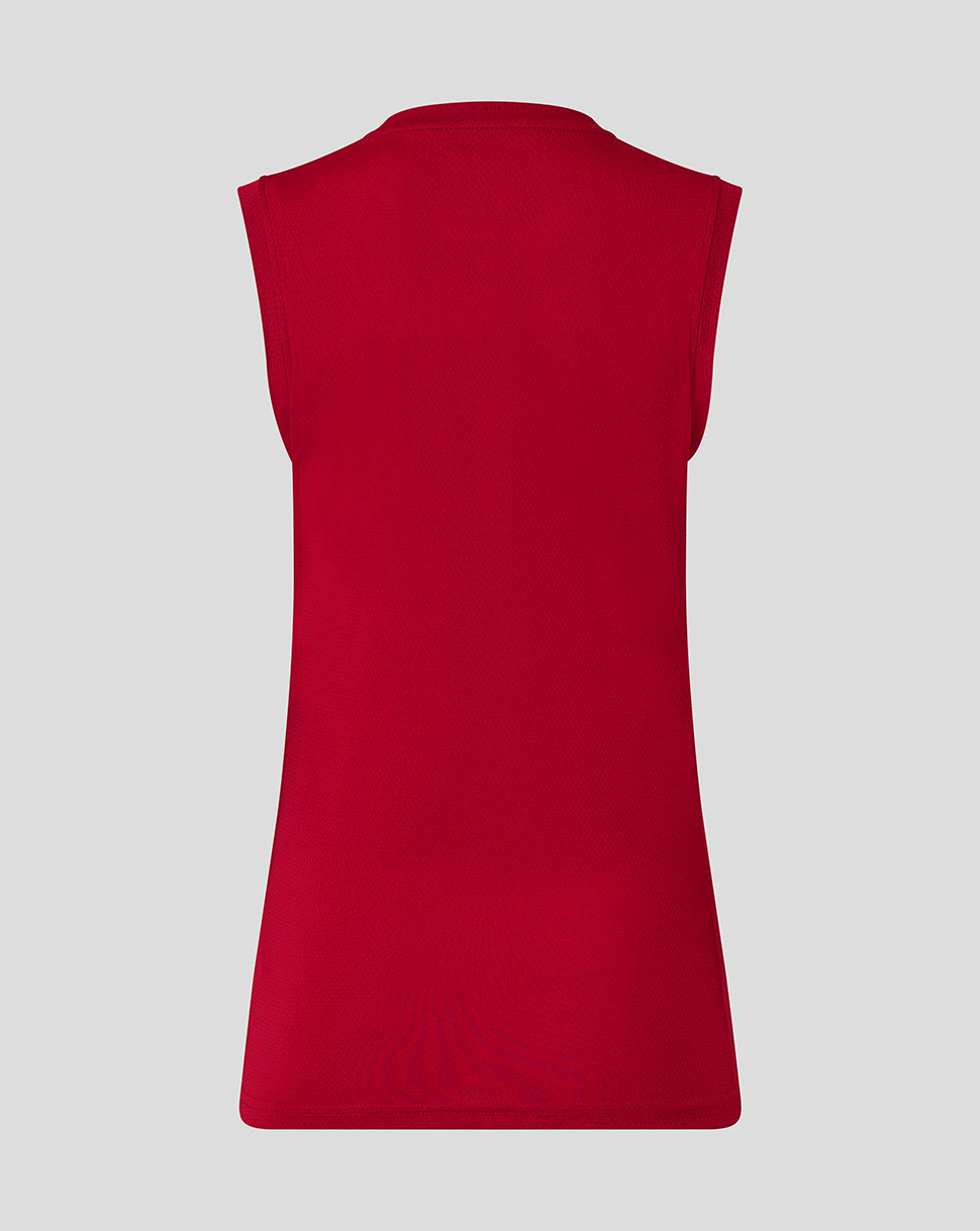 WOMEN'S 25/26 TRAINING VEST - RHYMTHIC RED