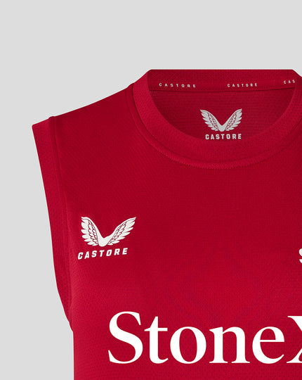 WOMEN'S 25/26 TRAINING VEST - RHYMTHIC RED