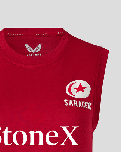 WOMEN'S 25/26 TRAINING VEST - RHYMTHIC RED