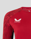 WOMEN'S 25/26 TRAINING LONG SLEEVE TEE - RHYTHMIC RED
