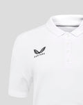 Women's England Rugby 25/26 Travel Short Sleeve Polo - Brilliant White