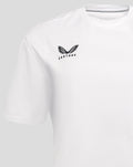 Women's England Rugby 25/26 Travel Short Sleeve Tee - Brilliant White