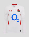 Women’s England Rugby 25/26 Home Classic Long Sleeve Shirt – Brilliant White