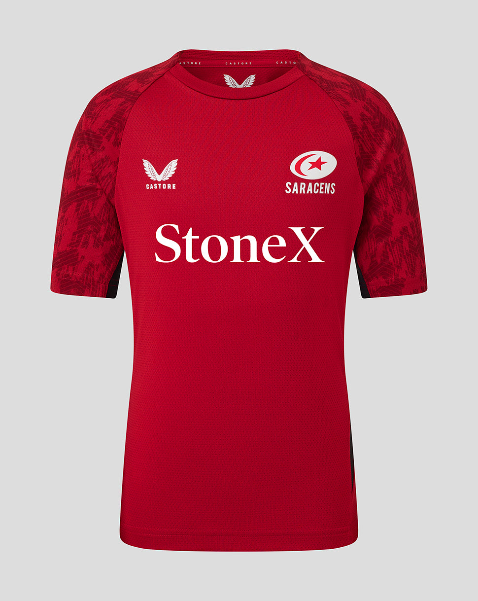 Junior 25/26 TRAINING SHORT SLEEVE TEE - RHYMTHIC RED
