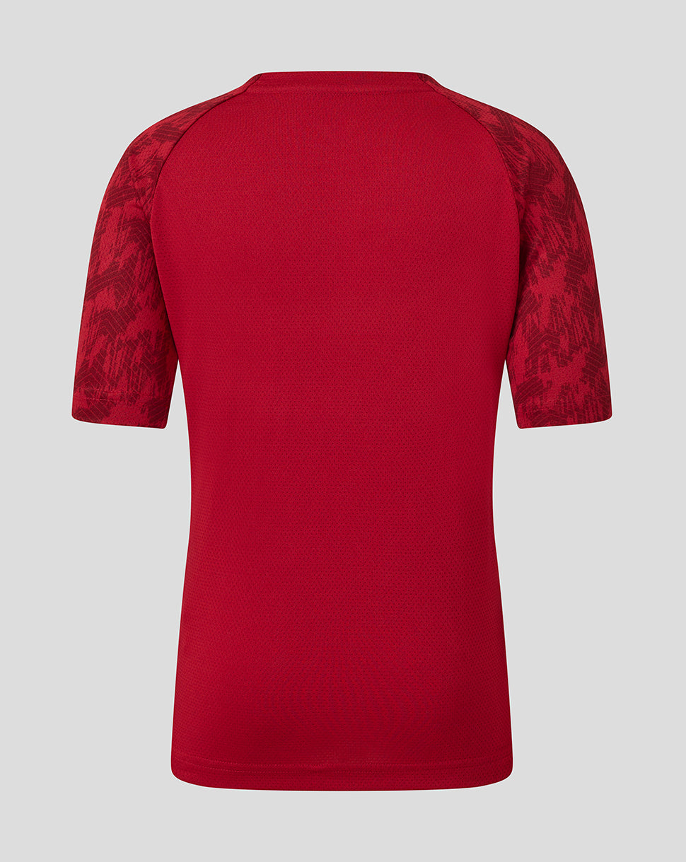 Junior 25/26 TRAINING SHORT SLEEVE TEE - RHYMTHIC RED