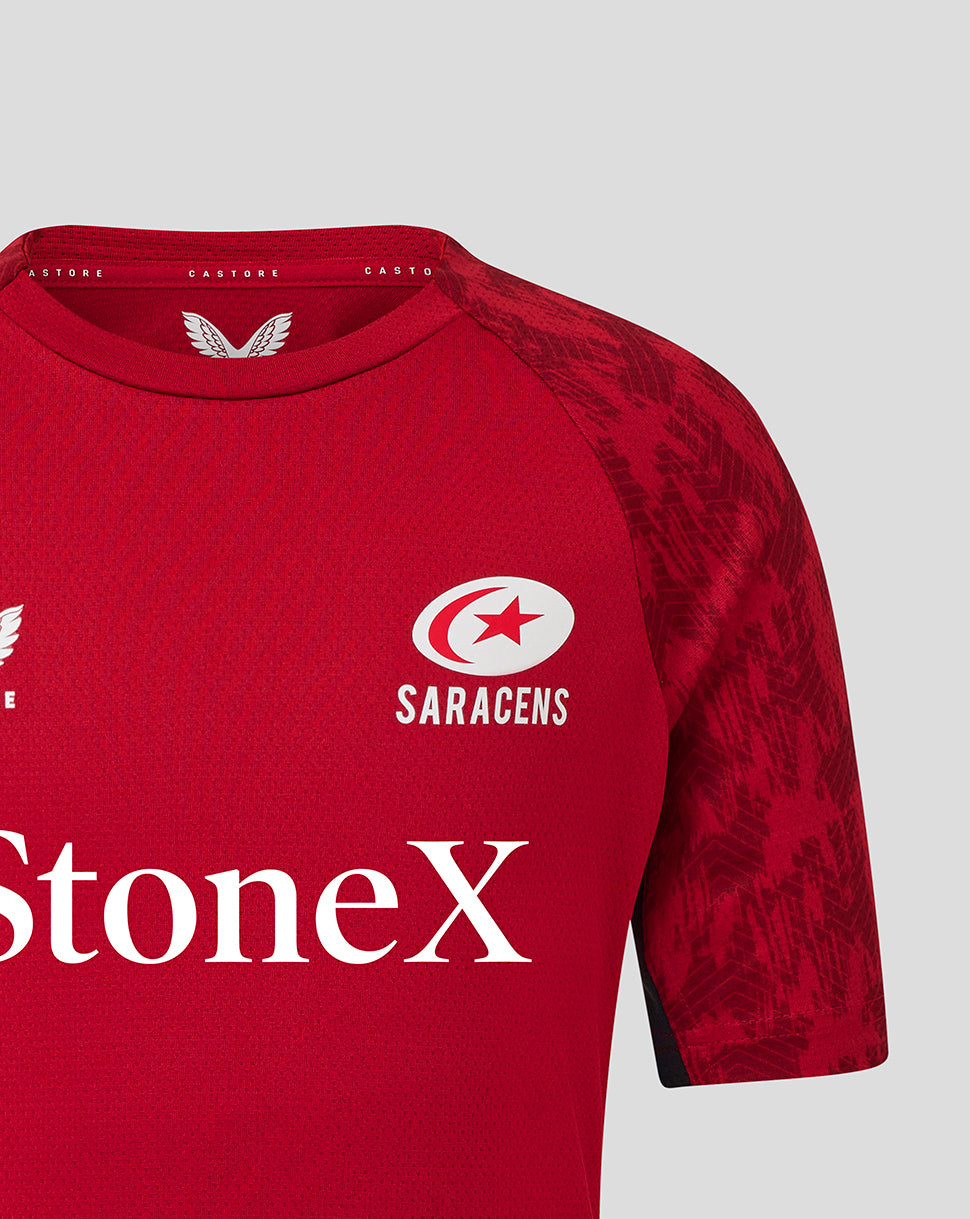 Junior 25/26 TRAINING SHORT SLEEVE TEE - RHYMTHIC RED