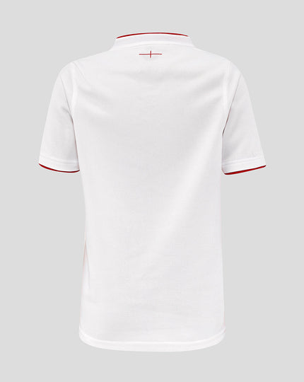 Junior England Rugby 25/26 Home Pro Shirt - Brilliant White