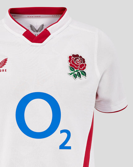 Junior England Rugby 25/26 Home Pro Shirt - Brilliant White