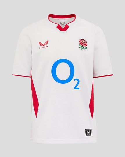 Junior England Rugby 25/26 Home Shirt - Brilliant White