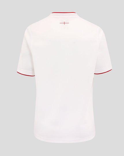 Junior England Rugby 25/26 Home Shirt - Brilliant White