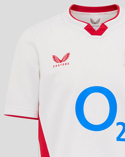 Junior England Rugby 25/26 Home Shirt - Brilliant White