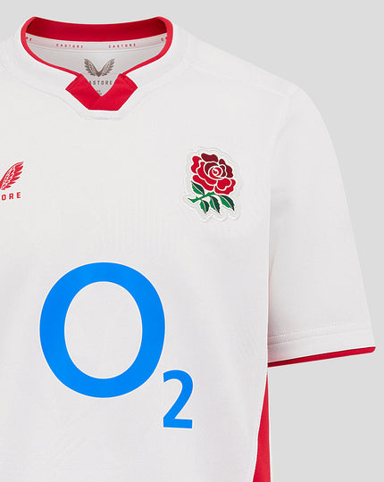 Junior England Rugby 25/26 Home Shirt - Brilliant White