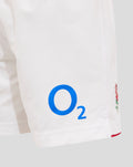 Junior England Rugby 25/26 Home Shorts - Brilliant White