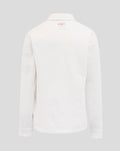 Junior England Rugby 25/26 Home Classic Long Sleeve Shirt - Brilliant White