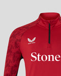MEN'S 25/26 TRAINING QUARTER ZIP - RHYMTHIC RED