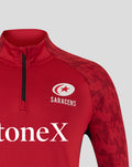 MEN'S 25/26 TRAINING QUARTER ZIP - RHYMTHIC RED