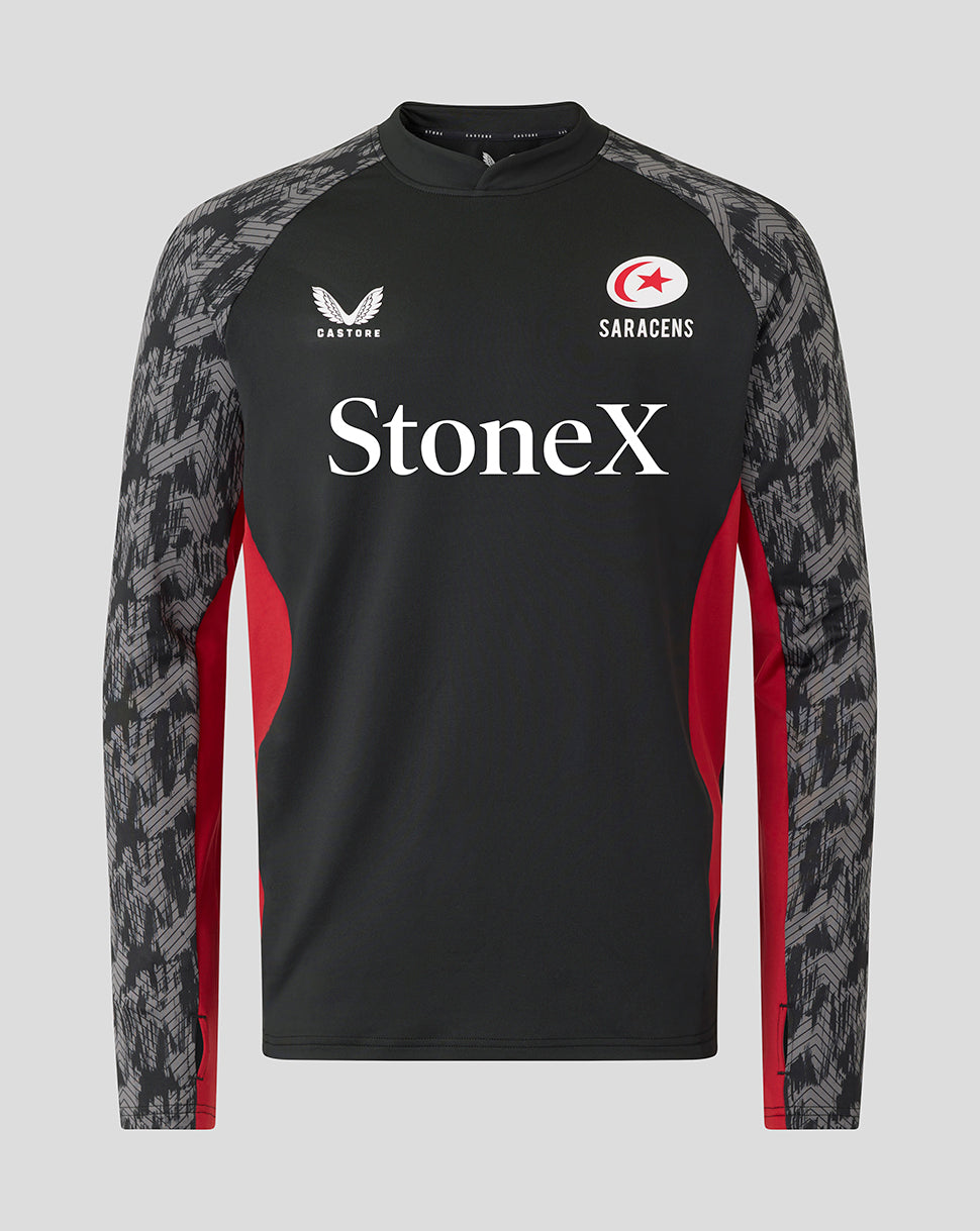 MEN'S 25/26 TRAINING DRILL TOP - CAVIAR