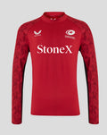 MEN'S 25/26 TRAINING DRILL TOP - RHYTMIC RED