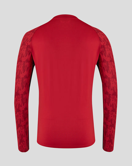MEN'S 25/26 TRAINING DRILL TOP - RHYTMIC RED