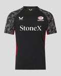 MEN'S 25/26 TRAINING SHORT SLEEVE TEE - CAVIAR