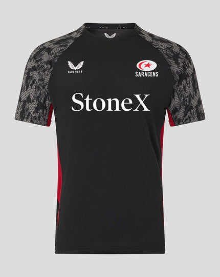MEN'S 25/26 TRAINING SHORT SLEEVE TEE - CAVIAR