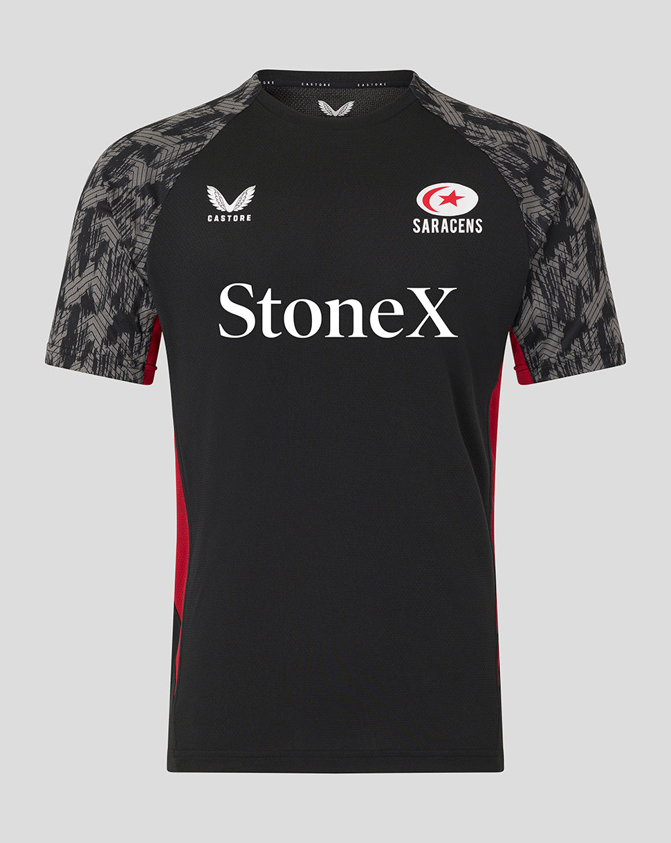 MEN'S 25/26 TRAINING SHORT SLEEVE TEE - CAVIAR