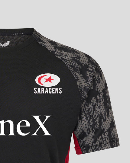 MEN'S 25/26 TRAINING SHORT SLEEVE TEE - CAVIAR