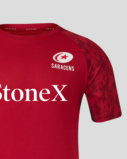 MEN'S 25/26 TRAINING SHORT SLEEVE TEE - RHYTMIC RED