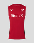 MEN'S 25/26 TRAINING VEST - RHYTHMIC RED