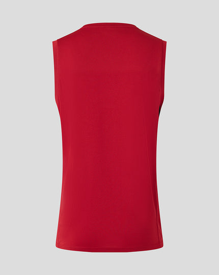 MEN'S 25/26 TRAINING VEST - RHYTHMIC RED