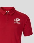 MENS 25/26 PRESENTATION POLY POLO - RHYTHMIC RED