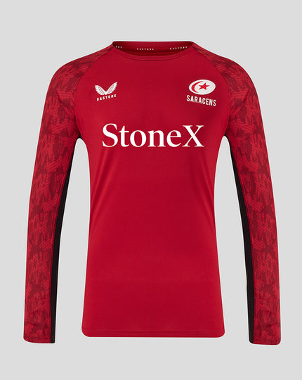 MEN'S 25/26 TRAINING LONG SLEEVE TEE - RHYTMIC RED