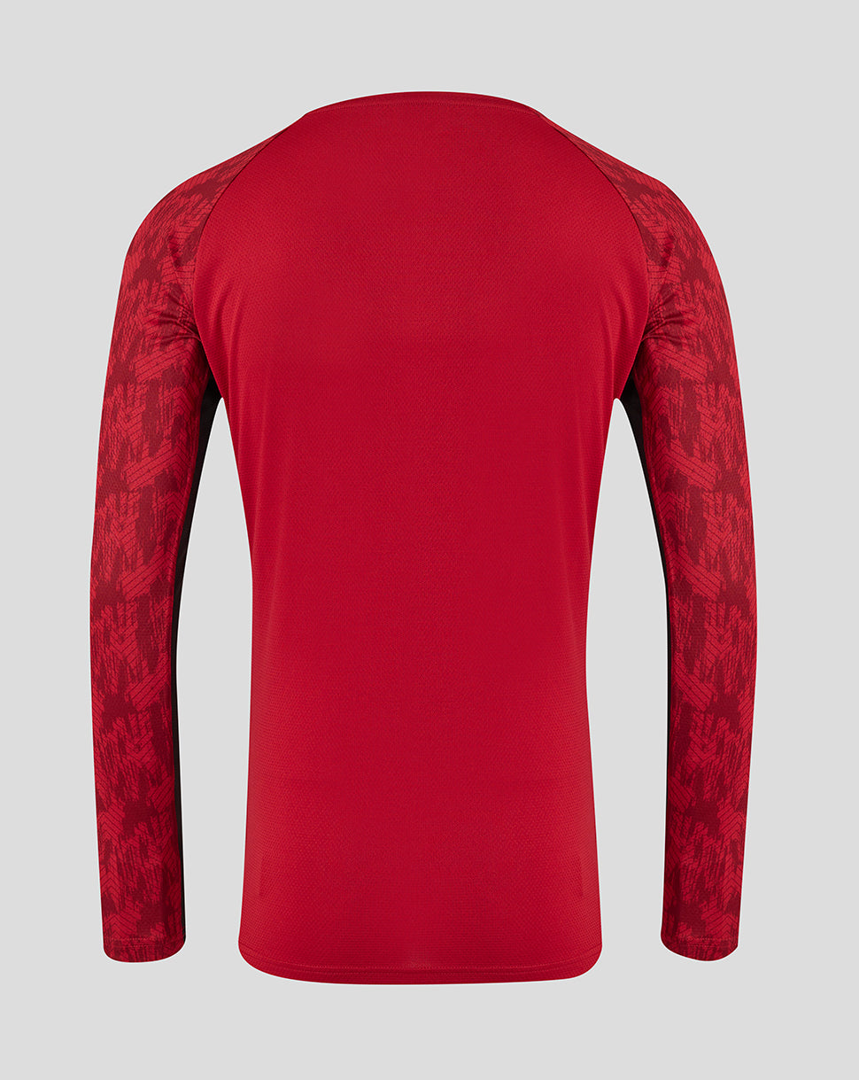 MEN'S 25/26 TRAINING LONG SLEEVE TEE - RHYTMIC RED