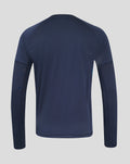 Men’s England Rugby 25/26 Contact Long Sleeve Drill Top – Inkwell