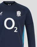 Men’s England Rugby 25/26 Contact Long Sleeve Drill Top – Inkwell