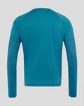 Men’s England Rugby 25/26 Contact Long Sleeve Drill Top – Storm Blue