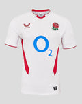 Men’s England Rugby 25/26 Home Pro Short Sleeve Shirt – Brilliant White