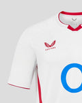 Men’s England Rugby 25/26 Home Short Sleeve Shirt – Brilliant White
