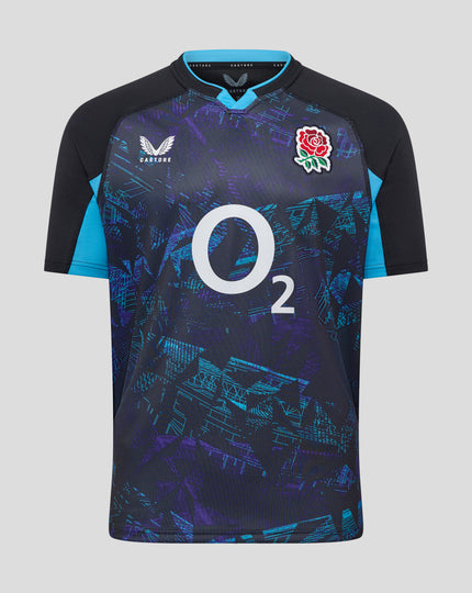Men’s England Rugby Replica Alternate Short Sleeve Shirt – Caviar