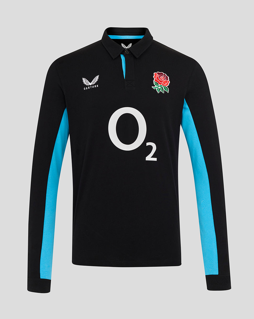 Men’s England Rugby Alternate Classic Long Sleeve Shirt – Caviar
